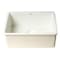 Alfi Brand ALFI brand AB2317 23" White Fireclay Undermount Kitchen Sink AB2317 - alternate 7